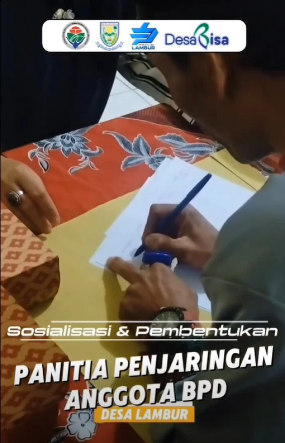 Sosialisasi dan Pembentukan Panitia Penjaringan dan Penyaringan Anggota BPD